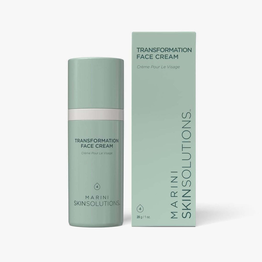 Marini Skinsolutions Transformation Face Cream with packaging on a white background