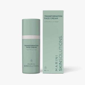 Marini Skinsolutions Transformation Face Cream with packaging on a white background